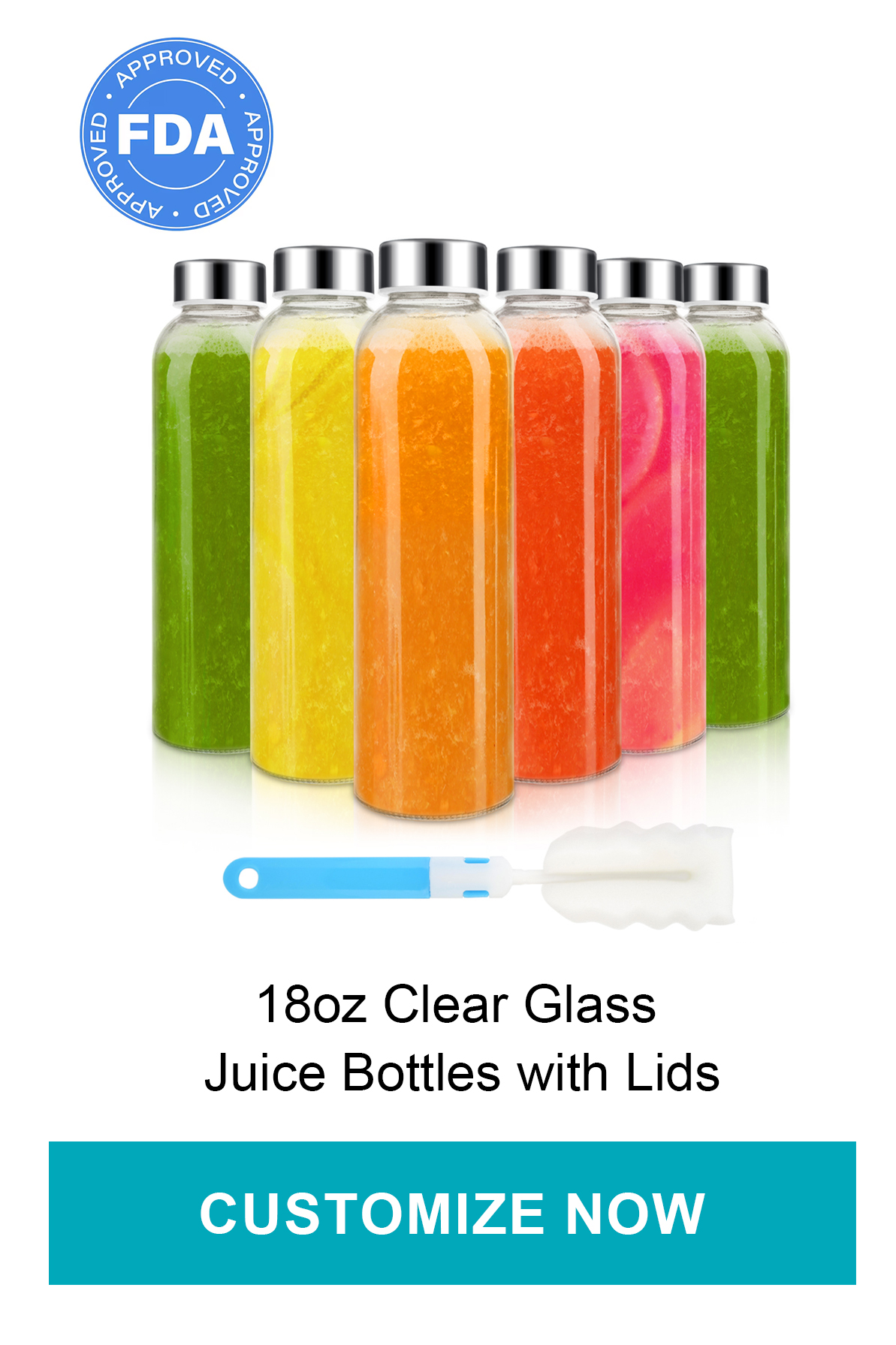 custom glass bottle manufacturer for brands

